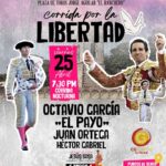La corrida por la libertad en Tlaxcala, próximo viernes 25 de abril.